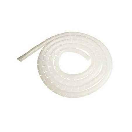Organizator spiralat cabluri 11 - 70mm- alb -25m) -ELEMATIC- SP 12