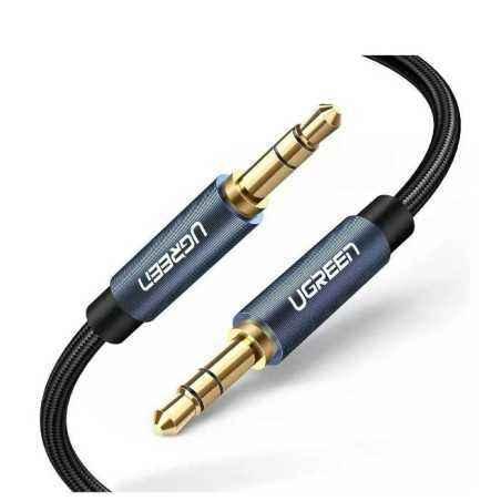 CABLU audio Ugreen- AV112 stereo3.5 mm jack T/T)- conectori auriti- 5m- braided- albastru 10689timbru verde 0.18 lei) - 69573038