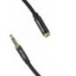 Cablu audio Vention- Jack 3.5mmT) la Jack 3.5mmM)- 2m- conectori auriti- braided BBC- negru- BHCBHtimbru verde 0.18 lei) - 69227