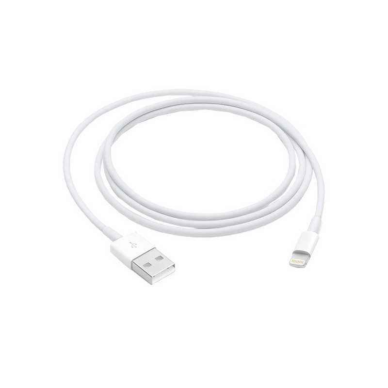 CABLU alimentare si date smartphone Apple- LightningT) la USB 2.0T)- cauciuc- lungime 1 m- alb- mxly2zm/atimbru verde 0.08 lei)