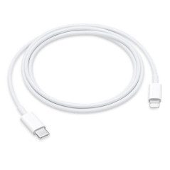 CABLU alimentare si date smartphone Apple- LightningT) la USB Type-CT)- cauciuc- lungime 1 m- alb- mm0a3zm/atimbru verde 0.08 le