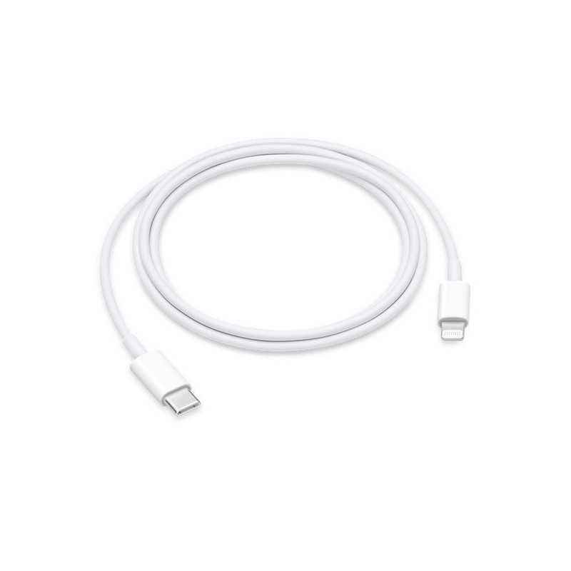 CABLU alimentare si date smartphone Apple- LightningT) la USB Type-CT)- cauciuc- lungime 1 m- alb- mm0a3zm/atimbru verde 0.08 le