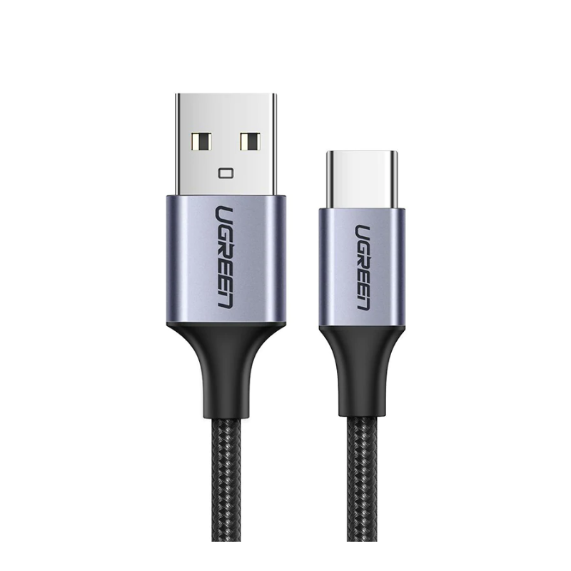 CABLU alimentare si date Ugreen- US288- Fast Charging Data Cable pt. smartphone- USB la USB Type-C 3A- nickel plating- braided-