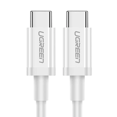 CABLU alimentare si date Ugreen- US264- Fast Charging Data Cable pt. smartphone- USB Type-C la USB Type-C 60W/3A- nickel plating