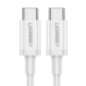 CABLU alimentare si date Ugreen- US264- Fast Charging Data Cable pt. smartphone- USB Type-C la USB Type-C 60W/3A- nickel plating