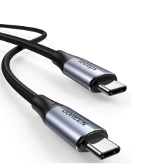 CABLU alimentare si date Ugreen- US355- Fast Charging Data Cable pt. smartphone- USB Type-C la USB Type-C 100W/5A- USB 3.1- 10Gb