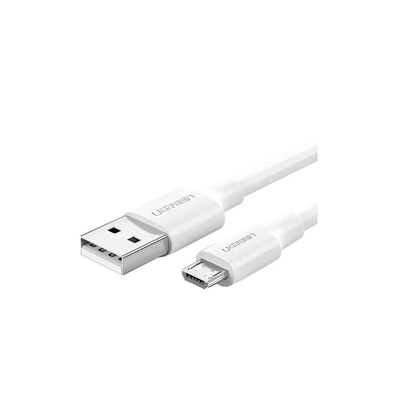 CABLU alimentare si date Ugreen- US289- Fast Charging Data Cable pt. smartphone- USB la Micro-USB- nickel plating- PVC- 2m- alb