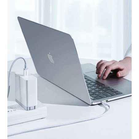 CABLU alimentare si date Ugreen- US264- Fast Charging Data Cable pt. smartphone- USB Type-C la USB Type-C 5V/3A- 1m- alb 60518ti