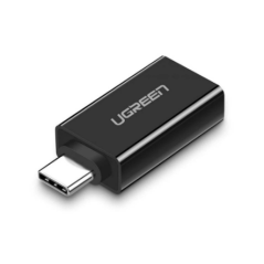 ADAPTOR Ugreen- US173- USB Type-C(T) to USB 3.0(M)- 5Gbps- PVC- negru 20808timbru verde 0.08 lei) - 6957303828081