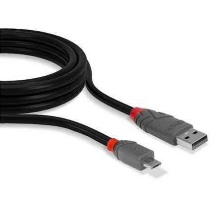 CABLU alimentare si date Lindy pt.smartphone Micro-USBT) la USB 2.0T)- 1 m- PVC- negru- LY-36732timbru verde 0.08 lei)
