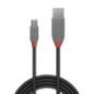 CABLU alimentare si date Lindy pt.smartphone Mini-USBT) la USB 2.0T)- 0.5 m- PVC- negru- LY-36721timbru verde 0.08 lei)