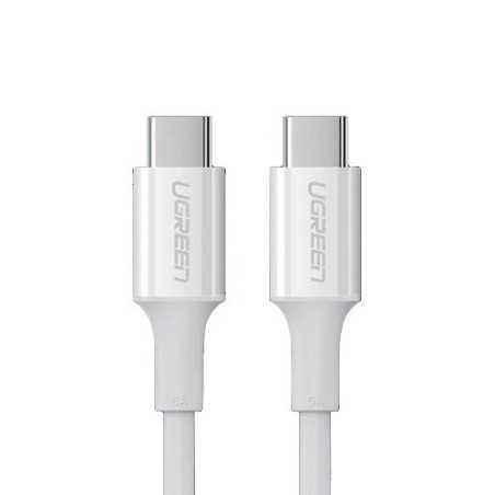 CABLU alimentare si date Ugreen- US300- Fast Charging Data Cable pt. smartphone- USB Type-C la USB Type-C- 5A- 1m- alb 60551timb