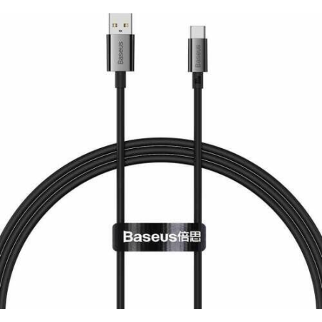 CABLU alimentare si date Baseus Superior- pt. smartphone- USB la USB Type-C - 100W- 1m- negru P10320102114-00timbru verde 0.18 l