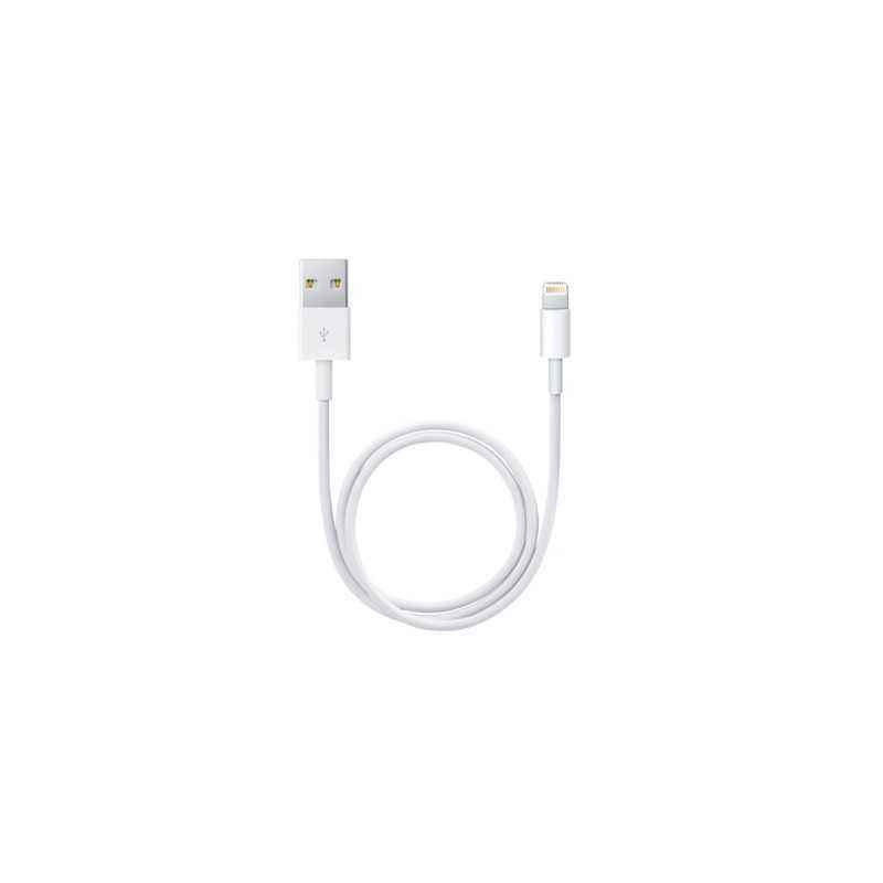 CABLU alimentare si date smartphone Apple- LightningT) la USB 2.0T)- cauciuc- lungime 0.5 m- alb- me291zm/atimbru verde 0.08 lei