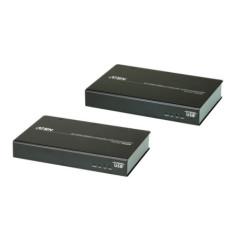 Extender video ATEN- extender- HDMIM) - USB Type-B la HDMIM) - USB 2.0 x 3- 4K DCI4096x2160) la 60Hz- VE813A-AT-Gtimbru verde 0.