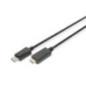 DIGITUS DisplayPort Adapter Cable DP - HDMI Type A St / St 1.0m w / War. DP 1.2 HDMI 2.0 4K / 60Hz CE black AK-340303-010-S timb