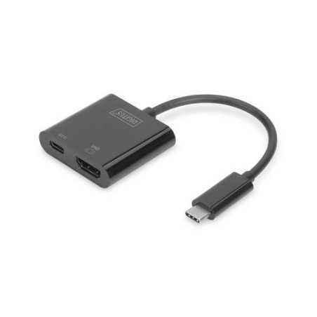 DIGITUS USB Type C to HDMI Adapter 4K/60Hz USB C PD black DA-70856timbru verde 0.18 lei)
