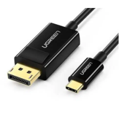 CABLU video Ugreen- MM139 USB Type-CT) la DisplayPortT)- 1.5m- rezolutie maxima 4K UHD3840 x 2160) la 60 Hz- negru- 50994timbru
