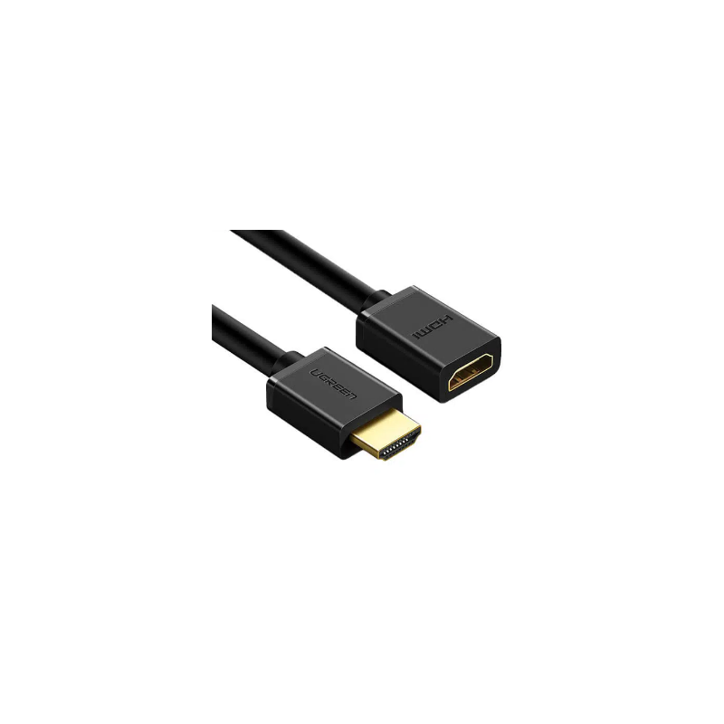 CABLU video Ugreen- HD107 adaptor HDMIT) la HDMIM)- rezolutie maxima 4K UHD3840 x 2160) la 60 Hz- conectori auriti- 1m- negru 10