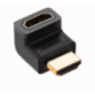 ADAPTOR video Ugreen- HD112 cupla extender HDMIT) la HDMIM)- 90 grade sus- rezolutie maxima 4K UHD3840 x 2160) la 60 Hz- conecto
