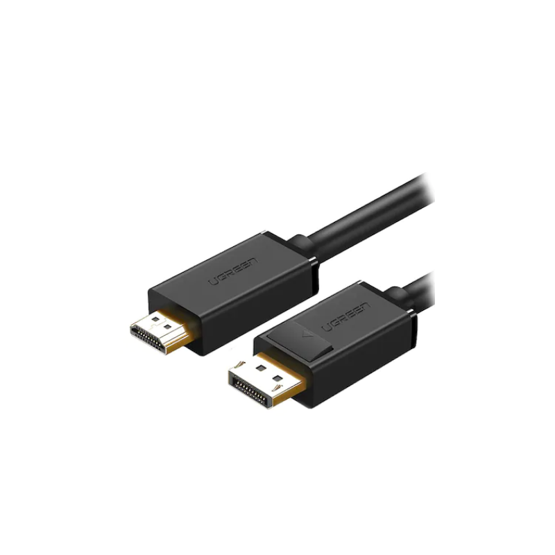 CABLU video Ugreen- DP101 DPT) la HDMIT)- rezolutie maxima 4K UHD3840 x 2160) la 30 Hz- conectori auriti- 1.5m- negru 10239timbr