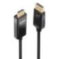 Cablu Lindy 2m DisplayPort la HDMI HDR LY-40926timbru verde 0.8 lei)