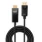 Cablu Lindy 2m DisplayPort la HDMI HDR LY-40926timbru verde 0.8 lei)