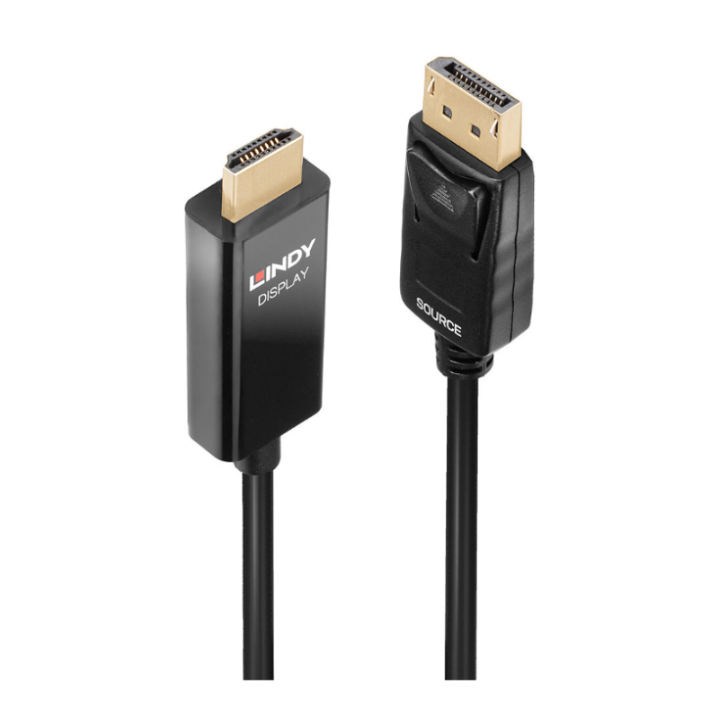 Cablu Lindy 1m DisplayPort la HDMI LY-40925timbru verde 0.18 lei)