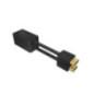 CABLU video Icy Box HDMI la VGA- aluminiu- negru- IB-AC502timbru verde 0.08 lei)