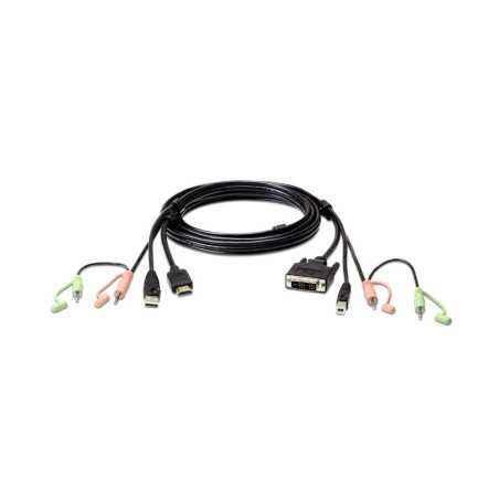 CABLU video Aten I/O ACC CABLE HDMI/DVI-D KVM/1.8M 2L-7D02DH 2L-7D02DHtimbru verde 0.08 lei)