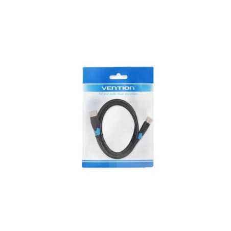 Cablu video Vention- HDMI(T) la HDMI(T)- 1m- rezolutie maxima 4K la 60Hz- conectori auriti- cupru- invelis PVC- negru- AACBFtimb