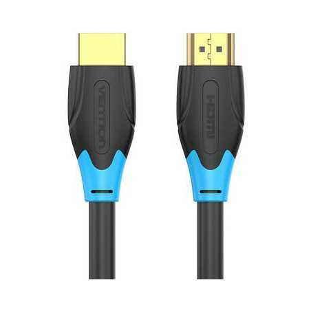 Cablu video Vention- HDMI(T) la HDMI(T)- 3m- rezolutie maxima 4K la 60Hz- conectori auriti- cupru- invelis PVC- negru- AACBItimb