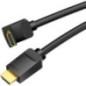 Cablu video Vention- HDMI(T) la HDMI(T)- 2m- rezolutie maxima 4K la 60Hz- conectori auriti- cupru- unghi 270 grade- negru- AAQBH