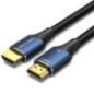 Cablu video Vention- HDMI(T) la HDMI(T)- 1.5m- rezolutie maxima 8K la 60Hz/4K la 120Hz- conectori auriti- cupru/argint- bumbac b