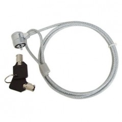 Cablu din otel, cu cheie, pentru expunerea in siguranta a laptop-urilor