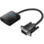 Convertor video Vention- VGA(T) la HDMIM)- 0.15m- rezolutie maxima 1080p la 60 Hz- nu- cupru- invelis PVC si ABS- negru- ACNBBti