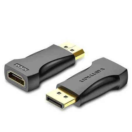 Adaptor video Vention- DisplayPort(T) la HDMI(M)- - rezolutie maxima 4K la 30Hz- conectori auriti- cupru- invelis PVC- negru- HB