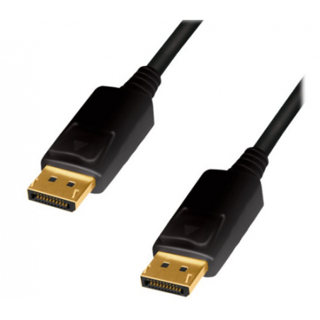 CABLU video LOGILINK- DisplayPortT) la DisplayPortT) 1.2- 2m- conectori auriti- rezolutie maxima 4K3840 x 2160) la 60 Hz- dublu