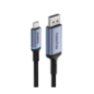 CABLU video Baseus- USB Type-CT) la DisplayPortT)- 2m- rezolutie maxima 8K UHD la 60 Hz- negru B0063370D111-01timbru verde 0.18