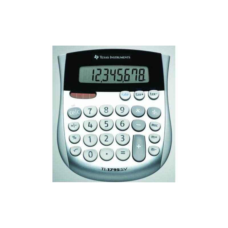 CALCULATOR de BIROU Texas Instruments TI-1795SV- 8 DIGITI TI000538timbru verde 0.18 lei)