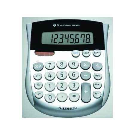 CALCULATOR de BIROU Texas Instruments TI-1795SV- 8 DIGITI TI000538timbru verde 0.18 lei)