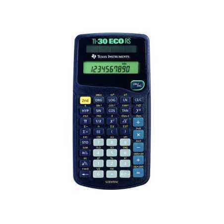 CALCULATOR de BIROU Texas Instruments TI-30RS eco- 10 digiti TI000881timbru verde 0.18 lei)