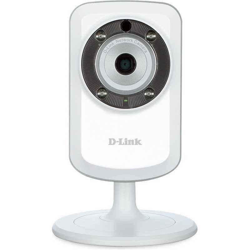 CAMERA IP D-Link- stand- pt. interior- dist. IR 5 m- tip lentila fixa 3.15 mm- 0.3 Mpx- cu fir - wi-fi- microfon da- PoE nu- car
