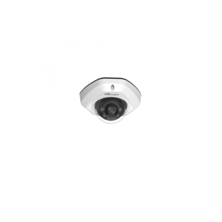CAMERA IP Milesight- mini dome pt. interior - exterior- dist. IR 30 m- tip lentila fixa 2.8 mm- 2 Mpx- microfon- PoE- slot SD