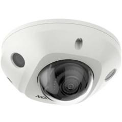 CAMERA IP Hikvision- mini dome pt. interior - exterior- dist. IR 30 m- tip lentila fixa 2.8 mm- 4 Mpx- microfon- PoE- carcasa