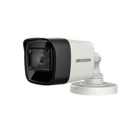 CAMERA supraveghere HIKVISION bullet- pt. exterior- dist. IR 20 m- lentila fixa 2.8 mm- 8.29 Mpx- cu fir- carcasa metal- DS-2CE1