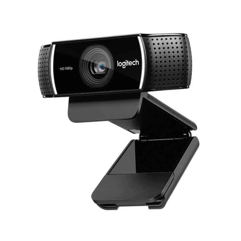 CAMERA web LOGITECH Webcam C922- Full HD rez 1920 x 1080- USB 2.0- microfon- negru- 960-001088timbru verde 0.18 lei)
