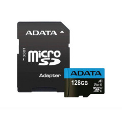 CARD MicroSD ADATA- 128 GB- MicroSDXC- clasa 10- standard UHS-I U1- AUSDX128GUICL10A1timbru verde 0.03 lei)