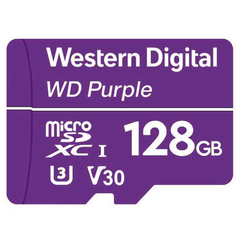 WD Purple 128GB Surveillance microSD XC Class - 10 UHS 1- WDD128G1P0Ctimbru verde 0.03 lei)