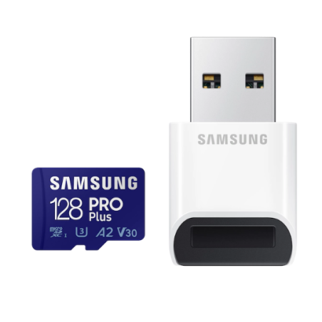 Card memorie Samsung PRO Plus Cititor USB carduri micro-SDXC- MB-MD128KB/WW- 128GB- MB-MD128KB/WWtimbru verde 0.03 lei)